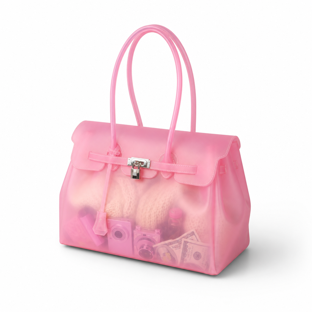 Jelly - Bolso Grande Transparente de Tendencia