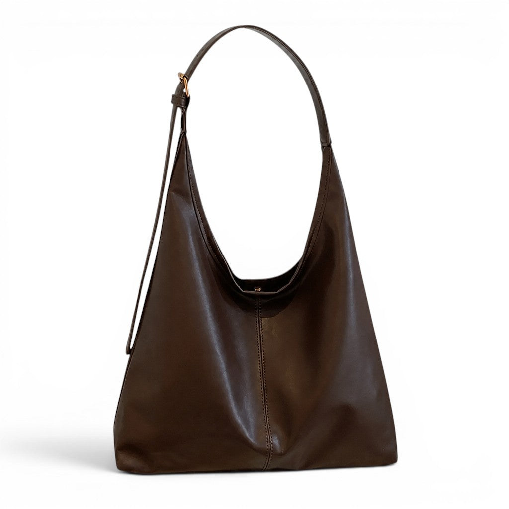 Naely - Bolso Capazo Grande Flexible Minimalista para Mujer