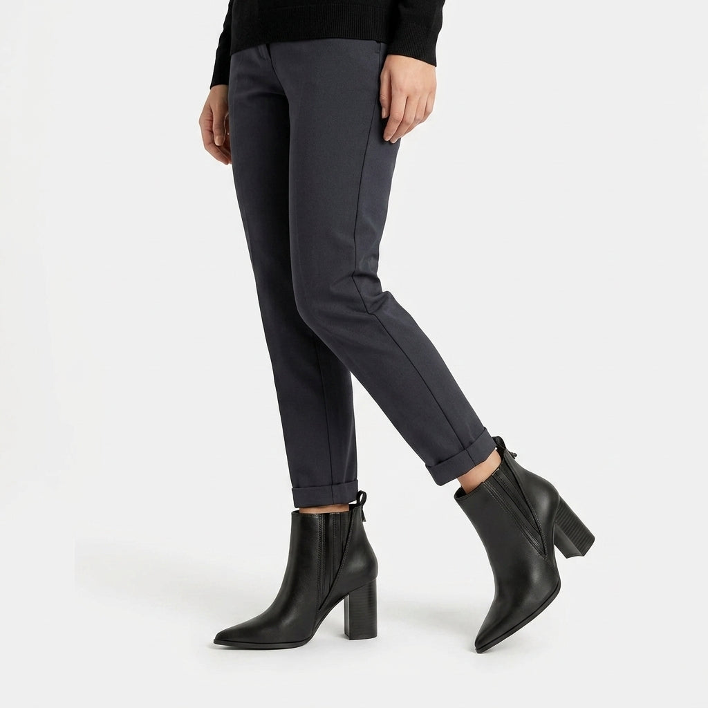 Gianys - Bota Campera Baja de Tacón