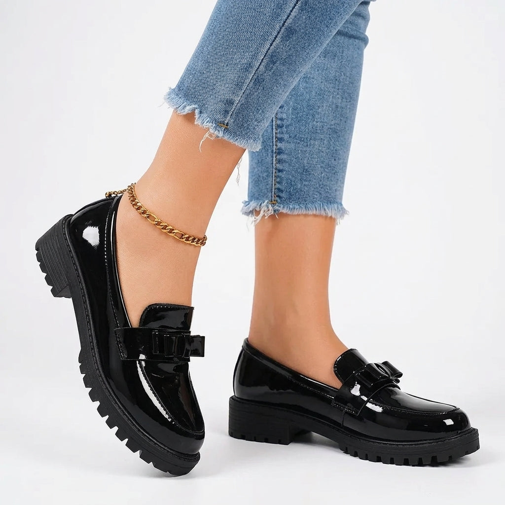 Celmya - Mocasín Mujer de Charol Chic y de Tendencia