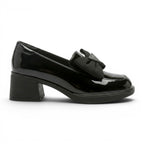 Bellarya - Mocasín Mujer de Charol Lazo Elegante