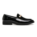 Valenzo - Mocasín Mujer de Charol Joya Dorado Chic