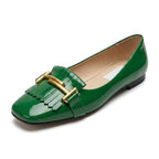 Maëlisse - Mocasín Mujer de Charol Flecos Estilo Parisino