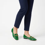 Maëlisse - Mocasín Mujer de Charol Flecos Estilo Parisino