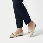 Maëlisse - Mocasín Mujer de Charol Flecos Estilo Parisino