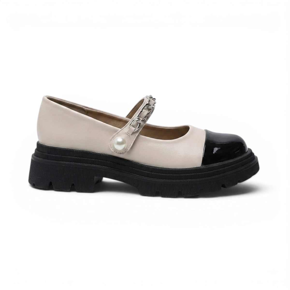 Rosélyne - Mocasín Mujer de Charol Mary Jane Chic