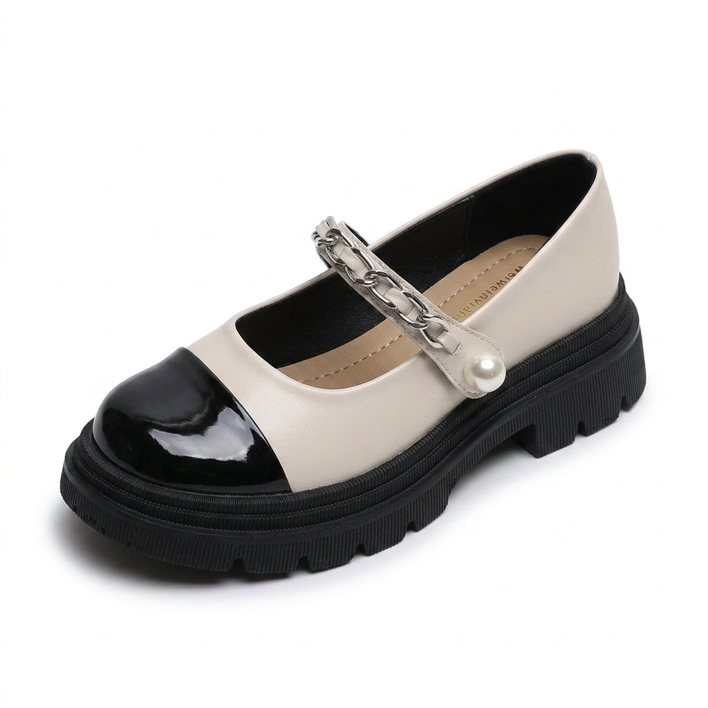 Rosélyne - Mocasín Mujer de Charol Mary Jane Chic