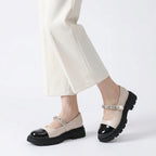 Rosélyne - Mocasín Mujer de Charol Mary Jane Chic