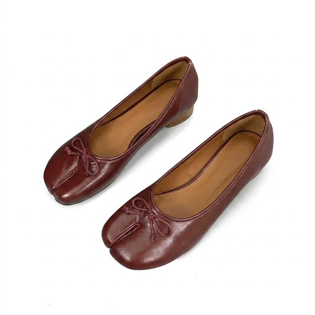 Althéa - Mocasín De Tacón Mujer Lazo Elegante