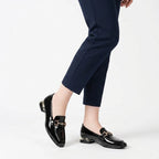 Zena - Mocasín Mujer de Tacón de Piel de Charol