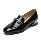 Zena - Mocasín Mujer de Tacón de Piel de Charol