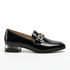 Zena - Mocasín Mujer de Tacón de Piel de Charol