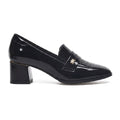 Mesmev - Mocasín de Tacón Ancho Mujer