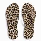 Léontine - Sandalia Plana Mujer Estampado de Leopardo Chic