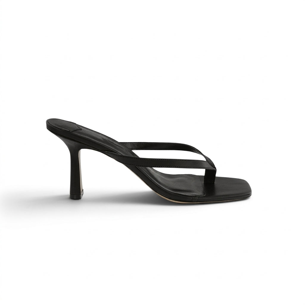 Flavy - Sandalia Mujer Piel Tacón Bajo Elegante