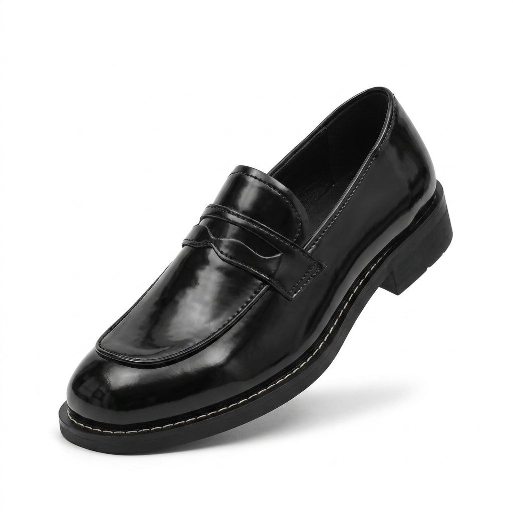 Kaelina - Mocasín Mujer de Charol Suela Gruesa Chic
