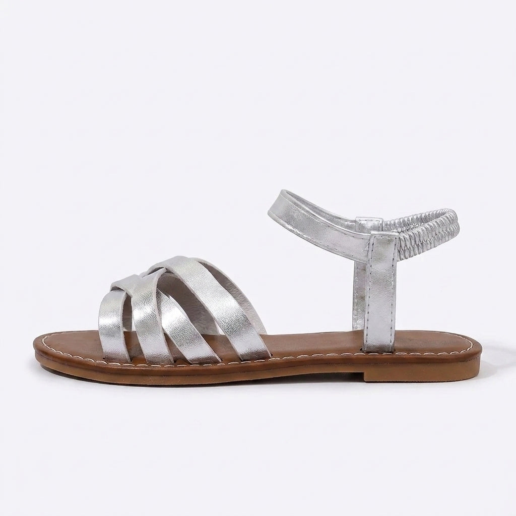 Pati - Sandalia Plana para Mujer de Piel