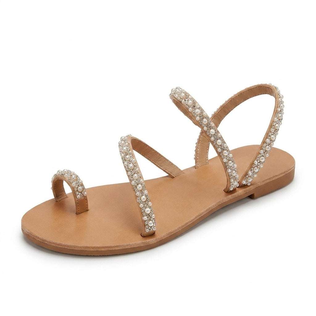 Seam - Sandalia Plana de Verano para Mujer