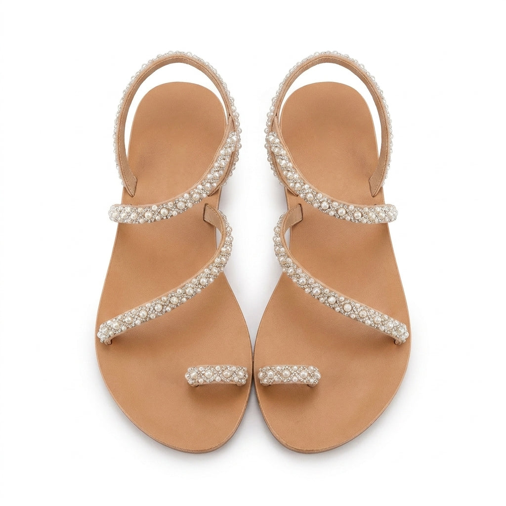 Seam - Sandalia Plana de Verano para Mujer