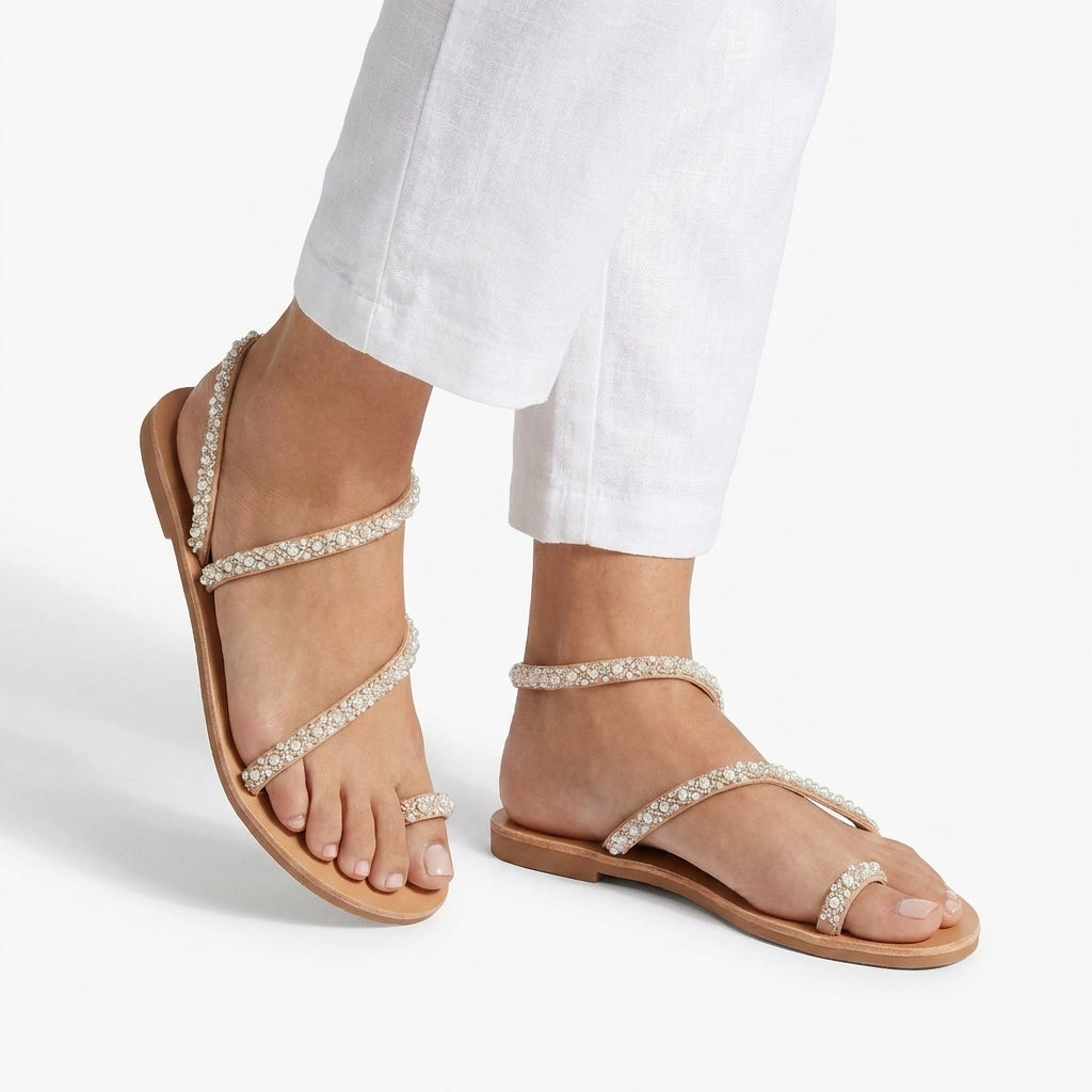 Seam - Sandalia Plana de Verano para Mujer