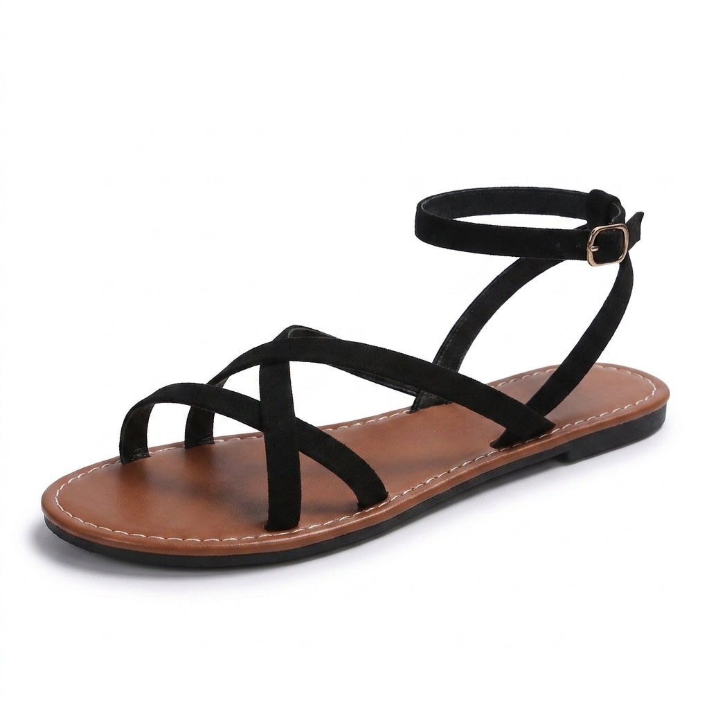 Sveta - Sandalia Plana Confortable Mujer