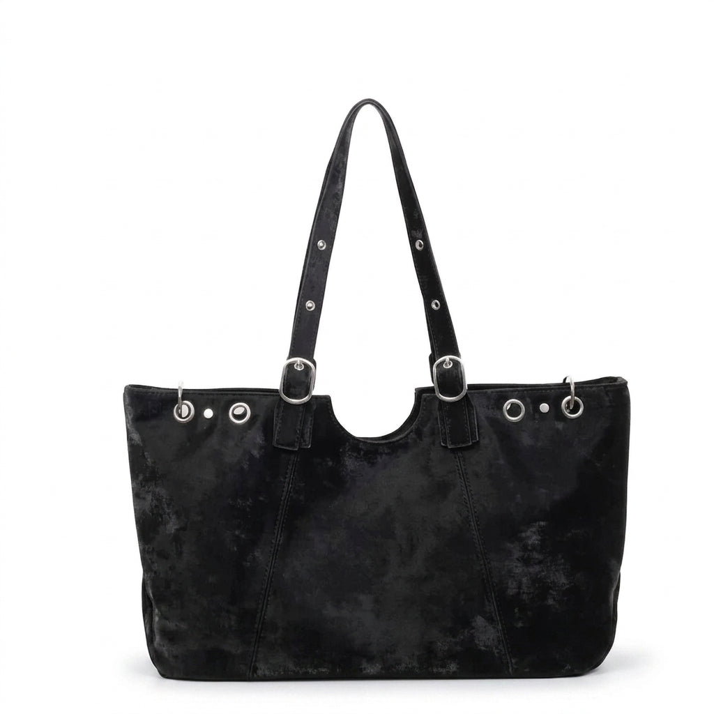 Raven – Bolso Tote de Mujer en Ante Efecto Envejecido