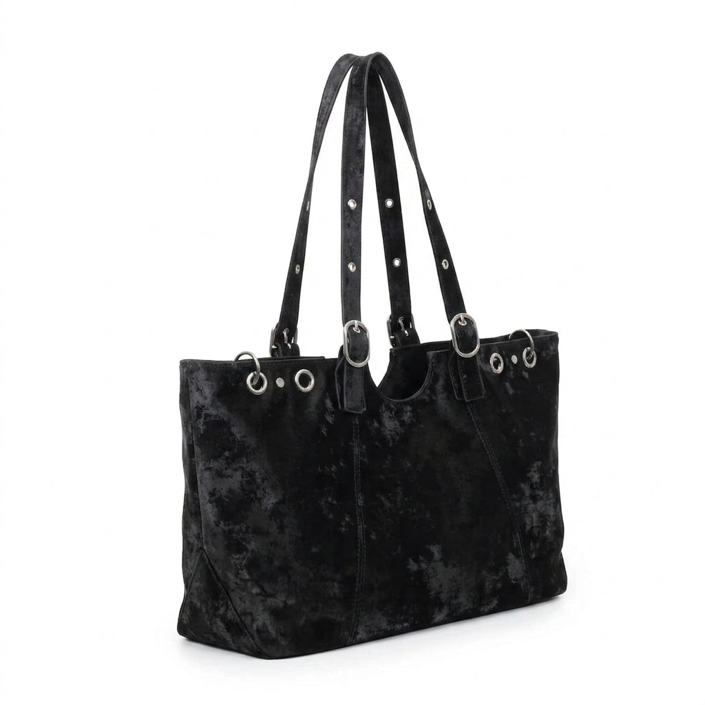Raven – Bolso Tote de Mujer en Ante Efecto Envejecido