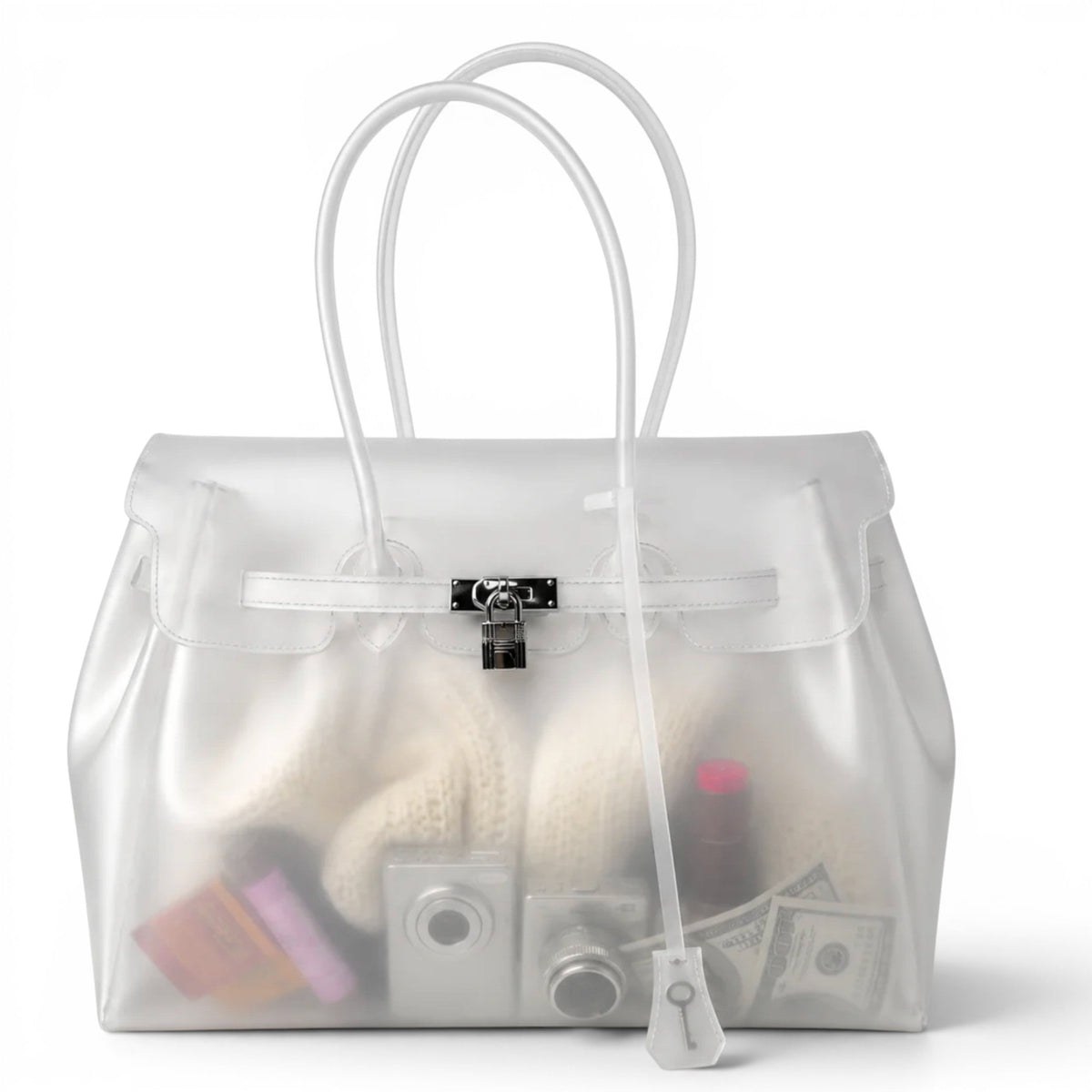 Jelly - Bolso Grande Transparente de Tendencia
