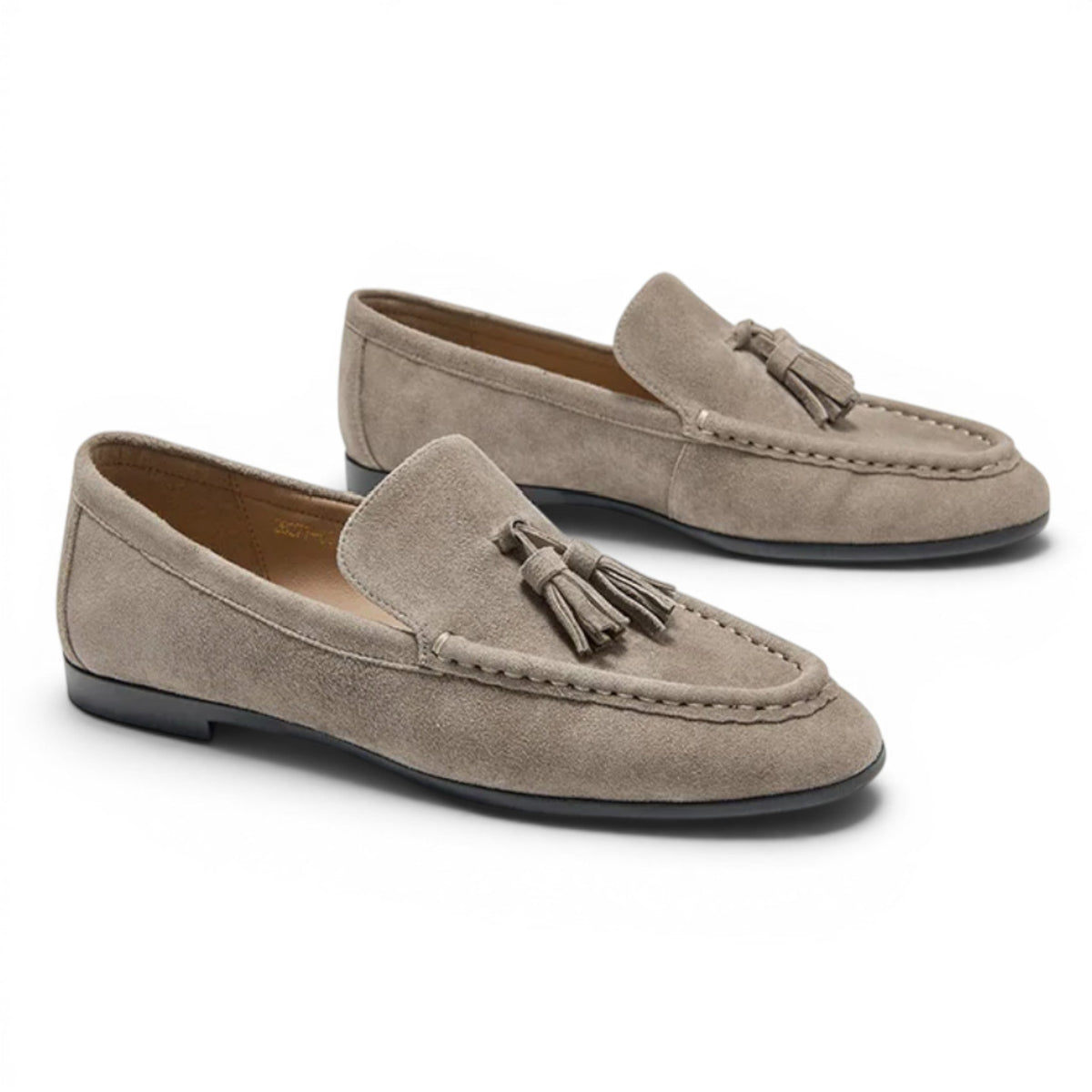 Giangy - Mocasín Ante Mujer Estilo Italiano Chic