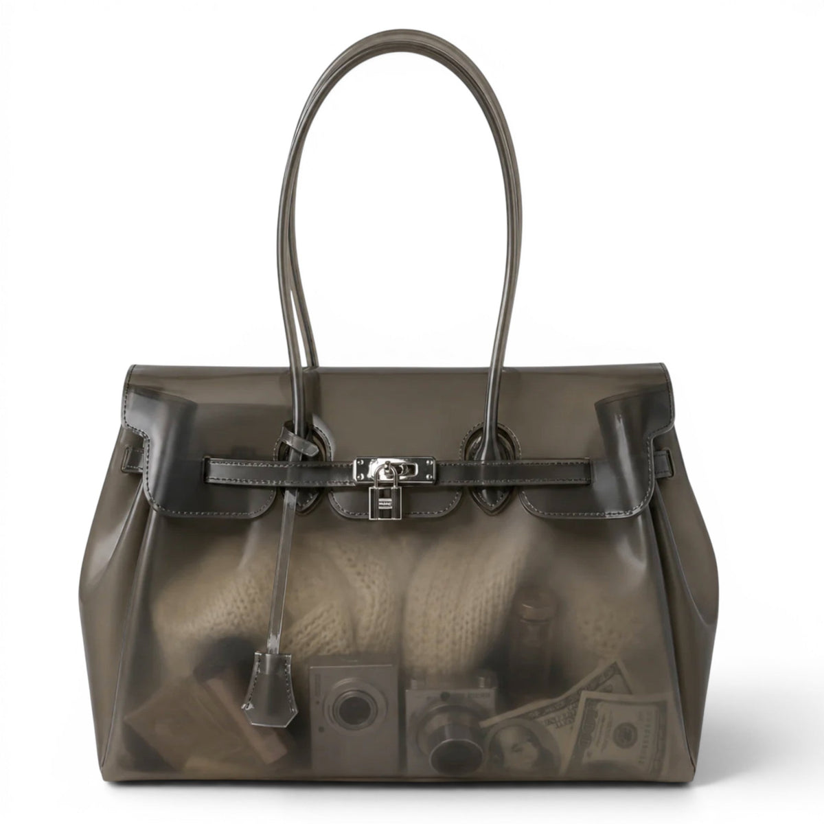 Jelly - Bolso Grande Transparente de Tendencia