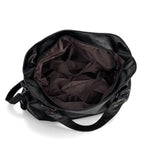 HÉRA - Bolso Grande de Cuero Suave Negro
