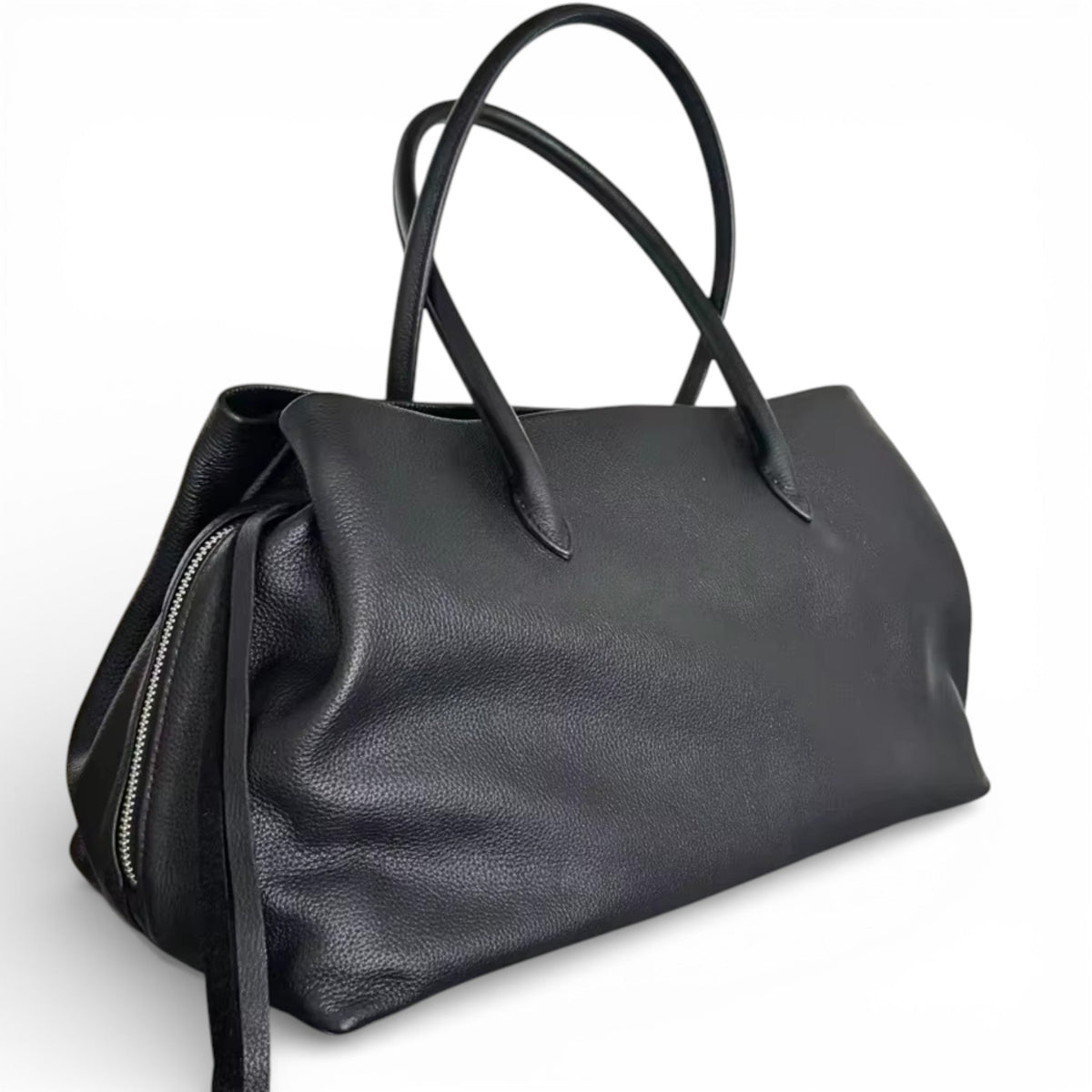 LEATY - Bolso Grande de Piel Auténtica