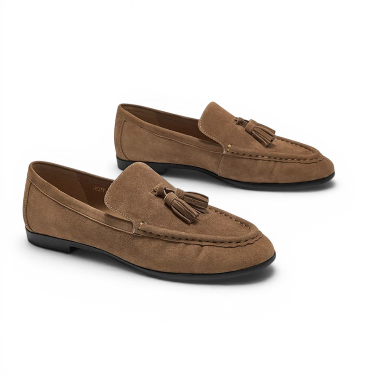Giangy - Mocasín Ante Mujer Estilo Italiano Chic