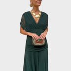 Lora | Vestido Largo Con Escote En V - OSMARA Fashion - vista 13