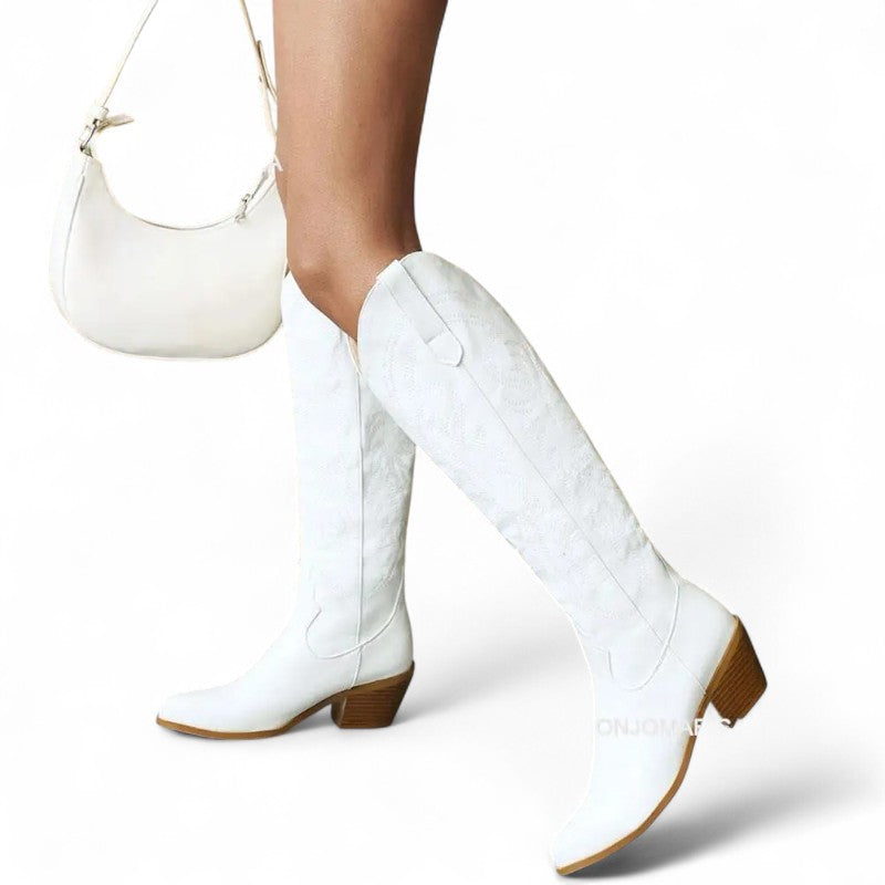 Vanesa - Bota Campera Alta Chic y Elegante
