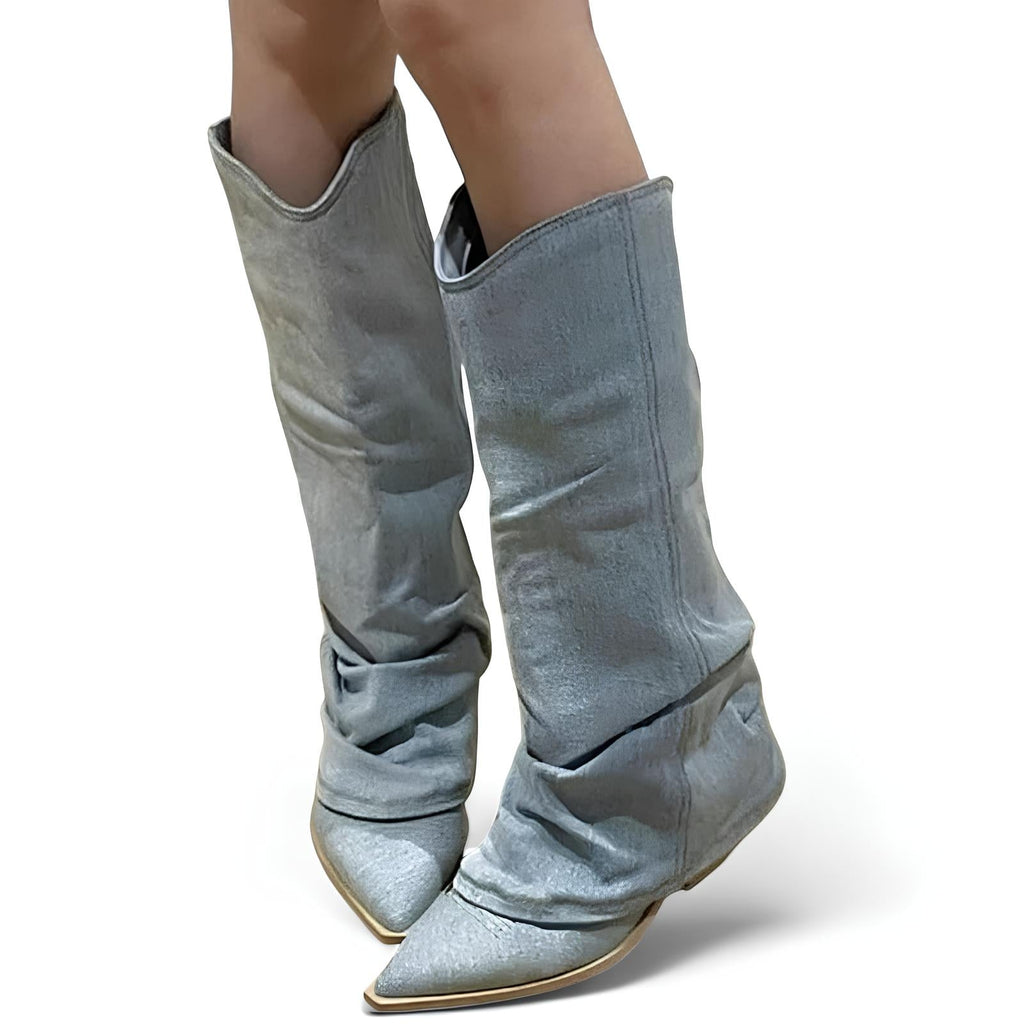 Paca - Bota Campera de Vaquero Ancho y Vintage
