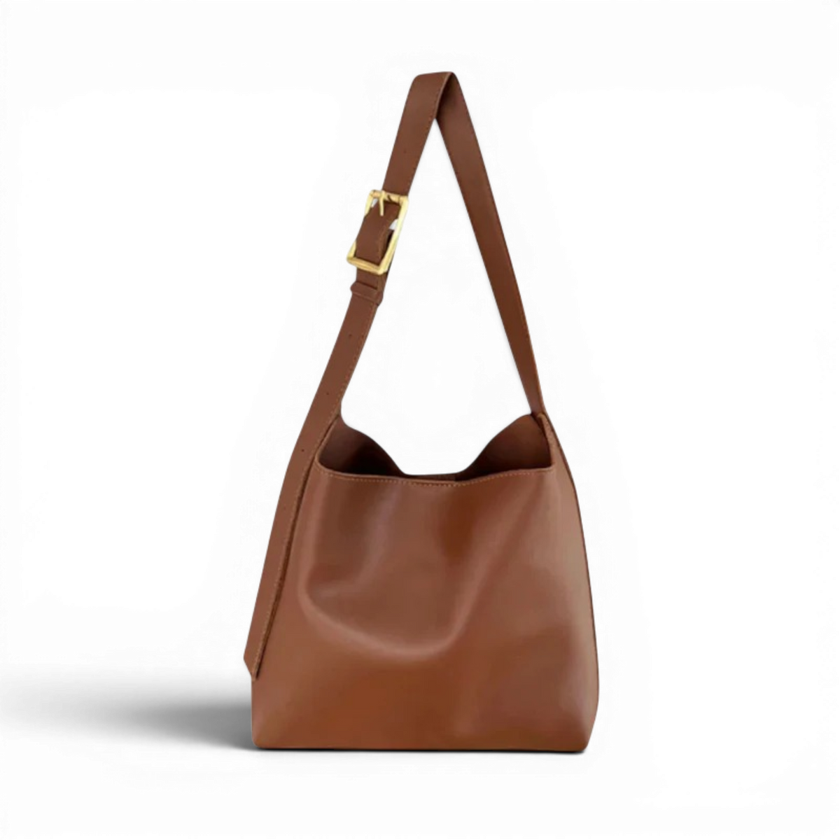 JACQUELINE - Bolso Capazo Bandolera Grande de Piel