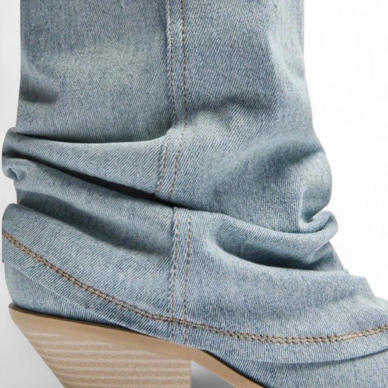 Paca - Bota Campera de Vaquero Ancho y Vintage