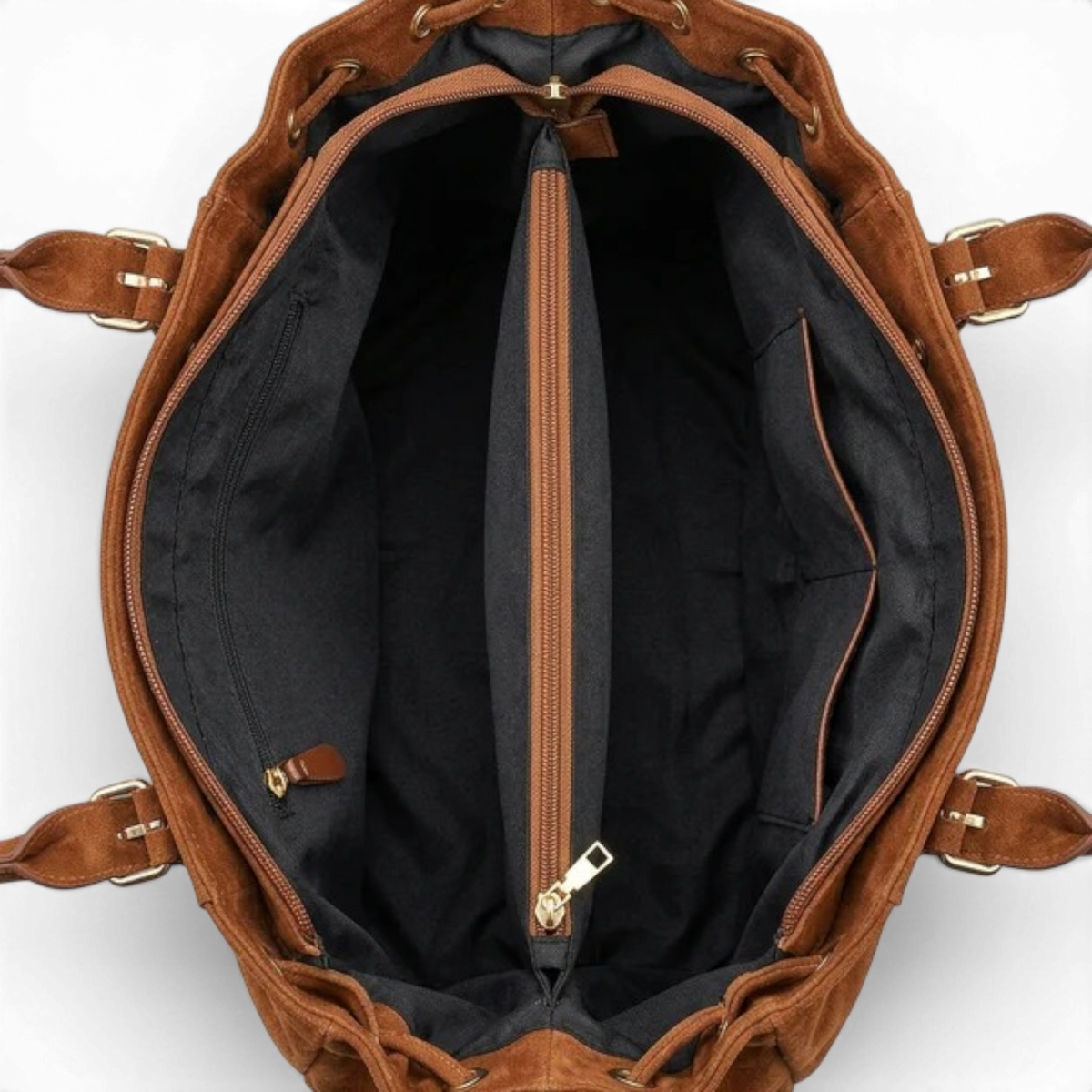 EYNA XL Ante - Bolso para Clases de Ante Ancho - OSMARA Fashion - vista 8