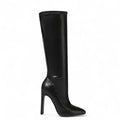 Greta - Botas Altas Elegantes de Punta Fina