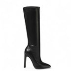 Greta - Botas Altas Elegantes de Punta Fina
