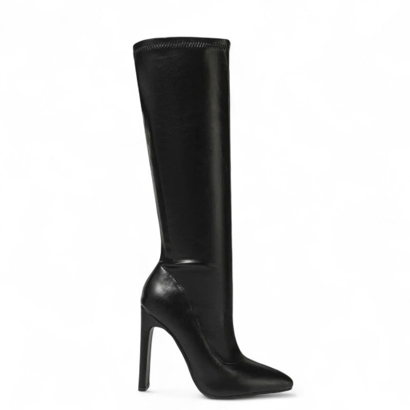 Greta - Botas Altas Elegantes de Punta Fina