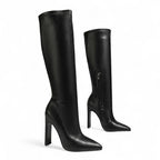 Greta - Botas Altas Elegantes de Punta Fina