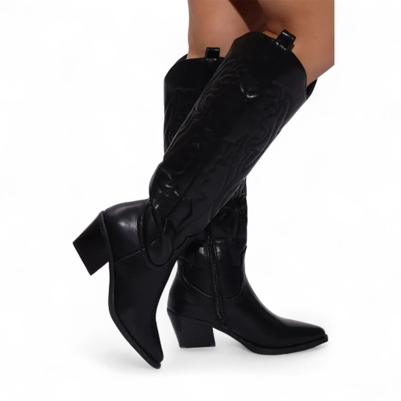 Carmen - Bota Campera Alta Estilo Refinado