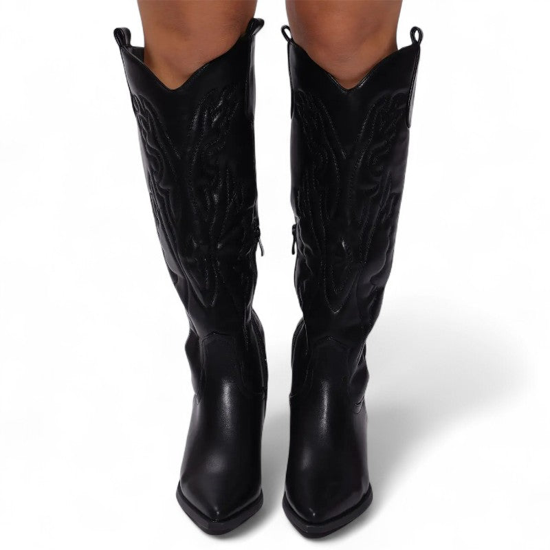 Carmen - Bota Campera Alta Estilo Refinado