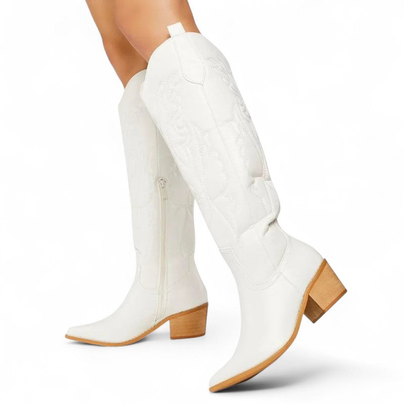 Carmen - Bota Campera Alta Estilo Refinado