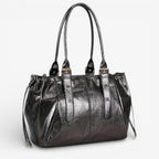 SANTRY - Bolso Brillante de Gran Formato