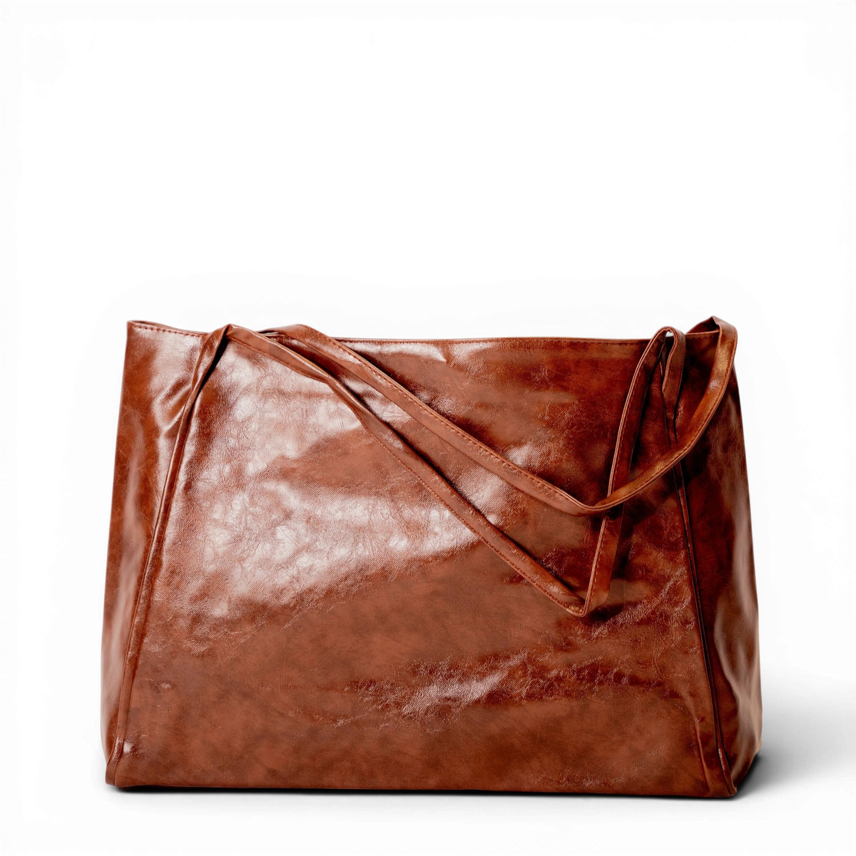 DALIA - Bolso Bandolera de Piel de Tendencia Café