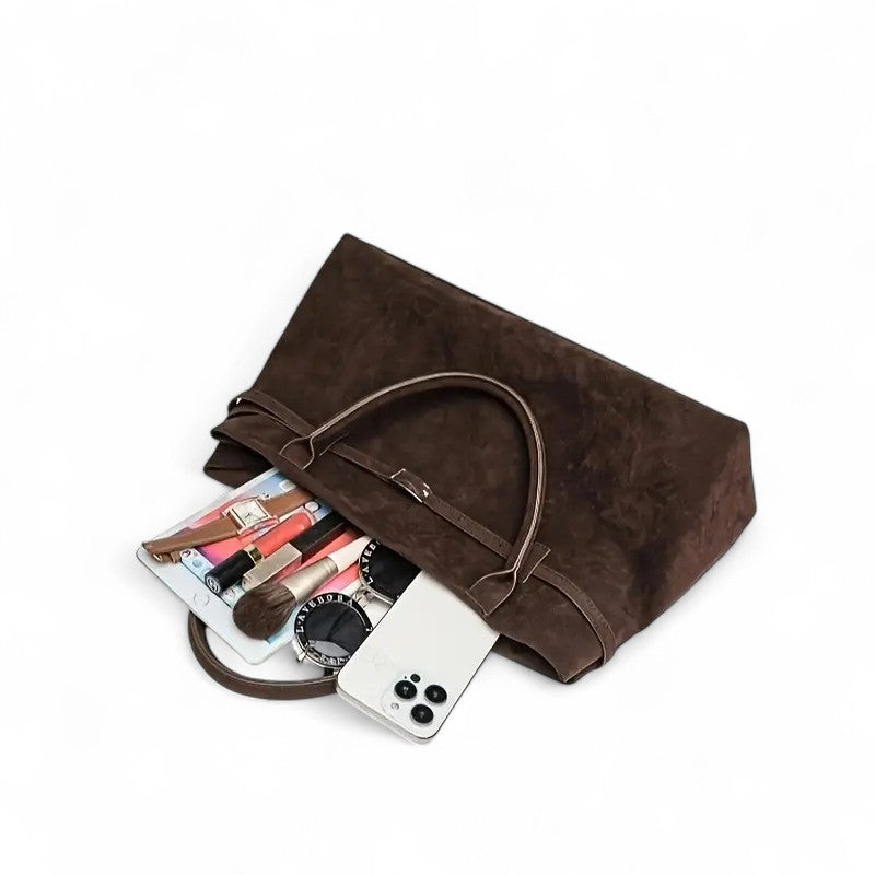 Arne - Bolso Grande Elegante de Gamuza