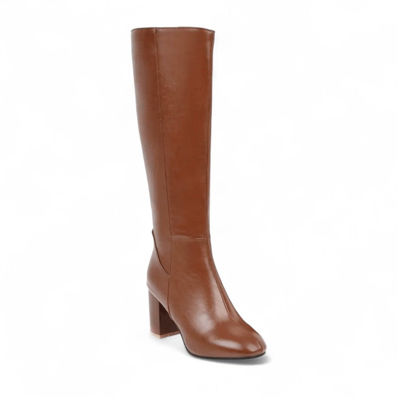 Hedda - Botas Alta Elegante de Tacón Alto